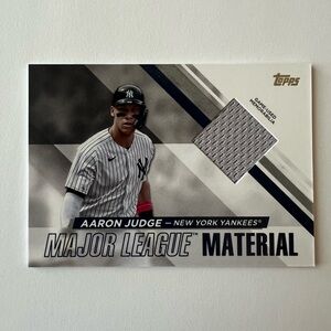 2024 Aaron Judge Jersey Patch Card
